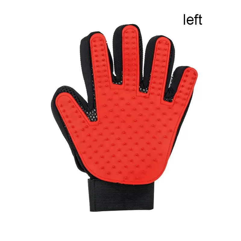 Pet Hair Glove Comb Pet Dog Cat Grooming Cleaning Glove Deshedding Hair Remover Massage Brush Animal Supplies Cat Accessoies