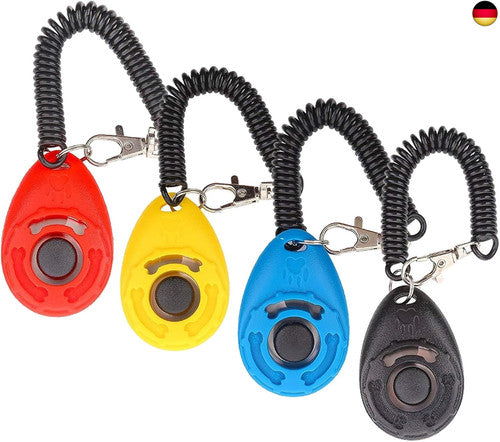 Hunde Clicker, 4 Stück Trainings-Clic